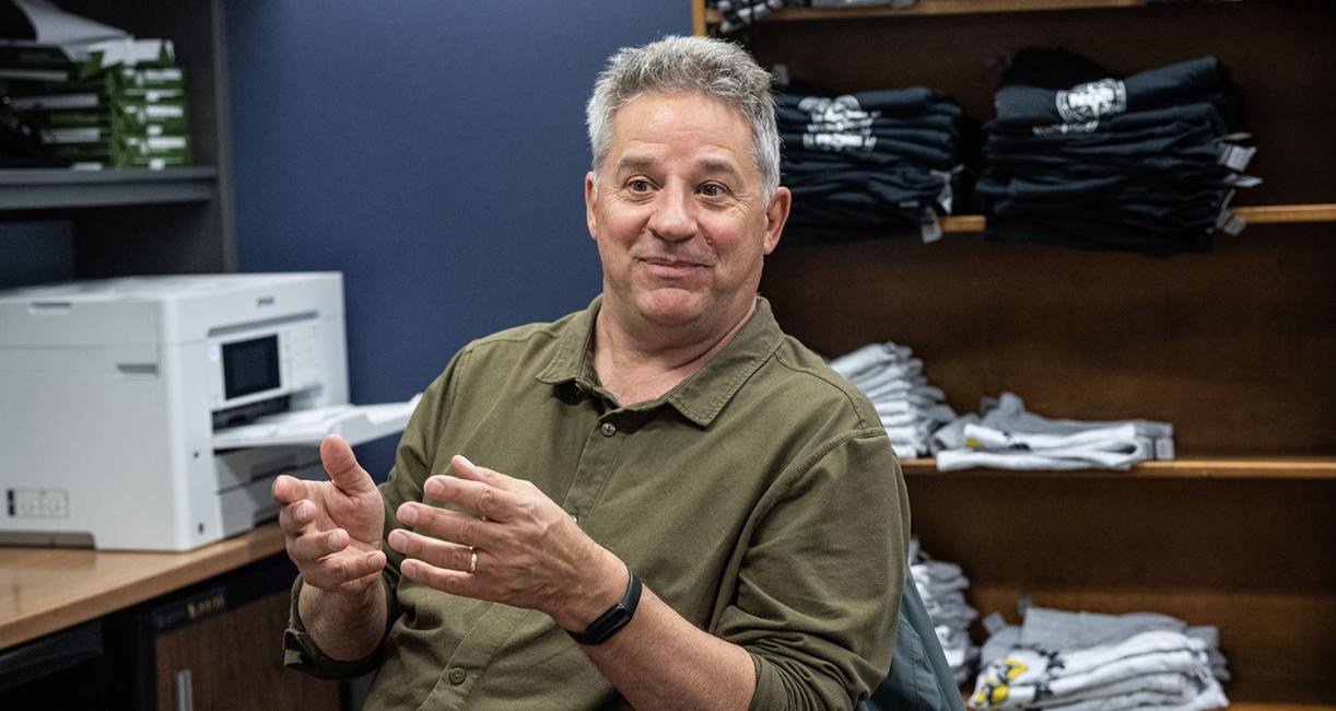 John Jensen in his office.